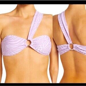 New Kendall & Kylie Swim O-Ring Bandeau Bikini Top Size XL